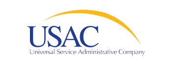 logo tthat says USAC - Universal Service Administrative Company